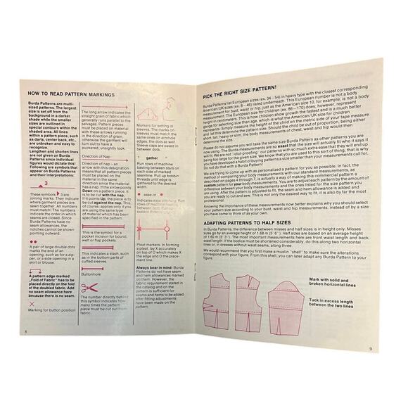 Set of 3 Vintage Burda Sewing Booklets Fitting Tips & Fashion Pattern Guides - Picture 4 of 13